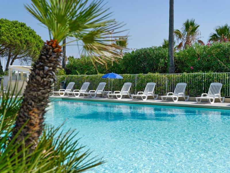 Port Frejus Cap Hermes Vue Mer Et Port Pieds Dans L'Eau Piscine Pkg Экстерьер фото
